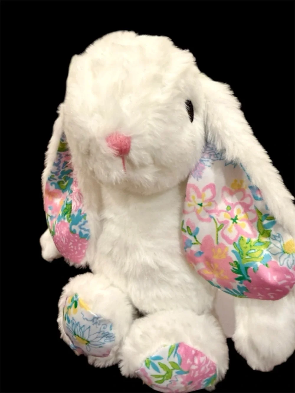 NWT Lilly Pulitzer 2026 GWP Plush Bunny with Floral-Print Ears and Paws